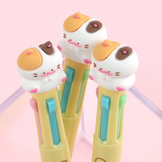 냥냥 4색볼펜