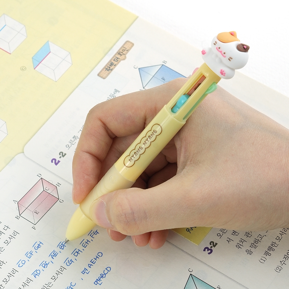 냥냥 4색볼펜