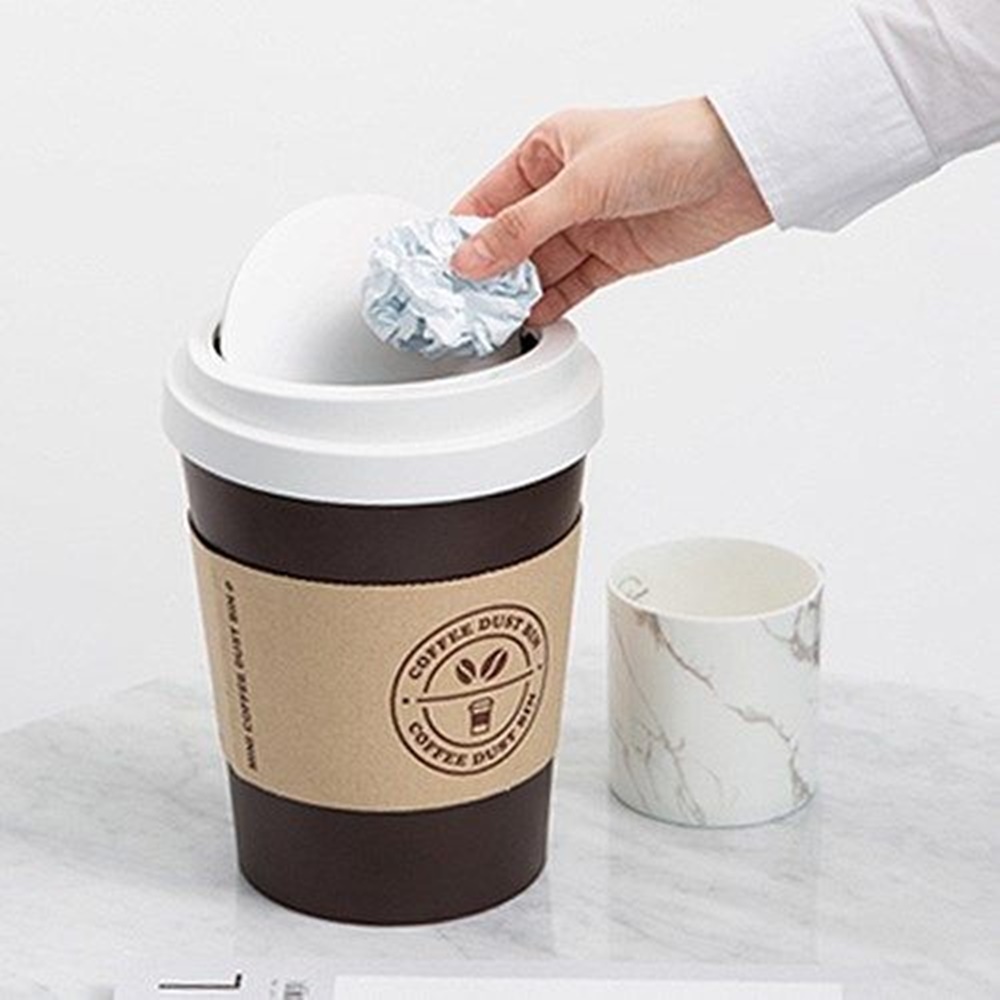 미니커피컵 휴지통